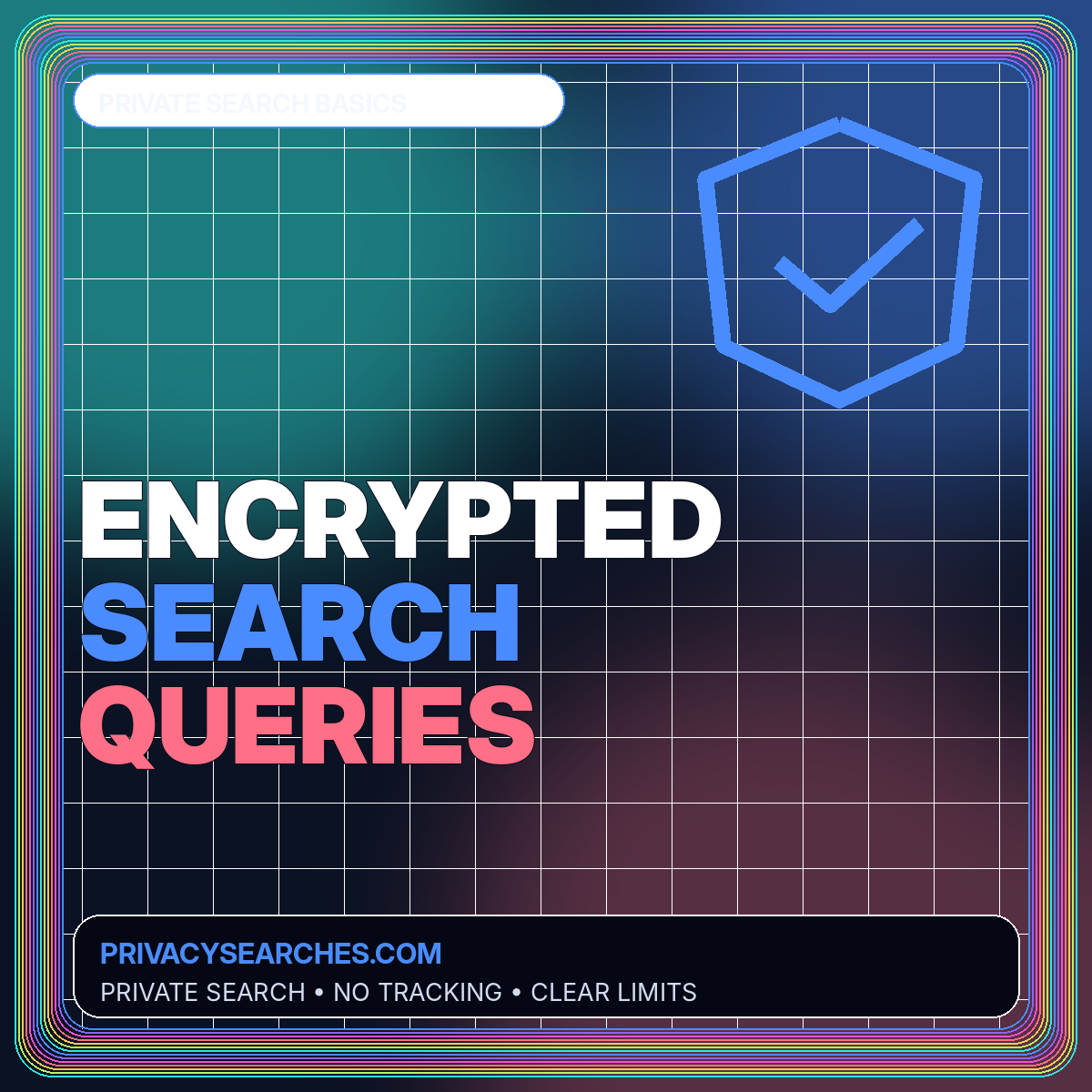Neon typography card for Encrypted Search Queries: What HTTPS Protects—and What It Does Not